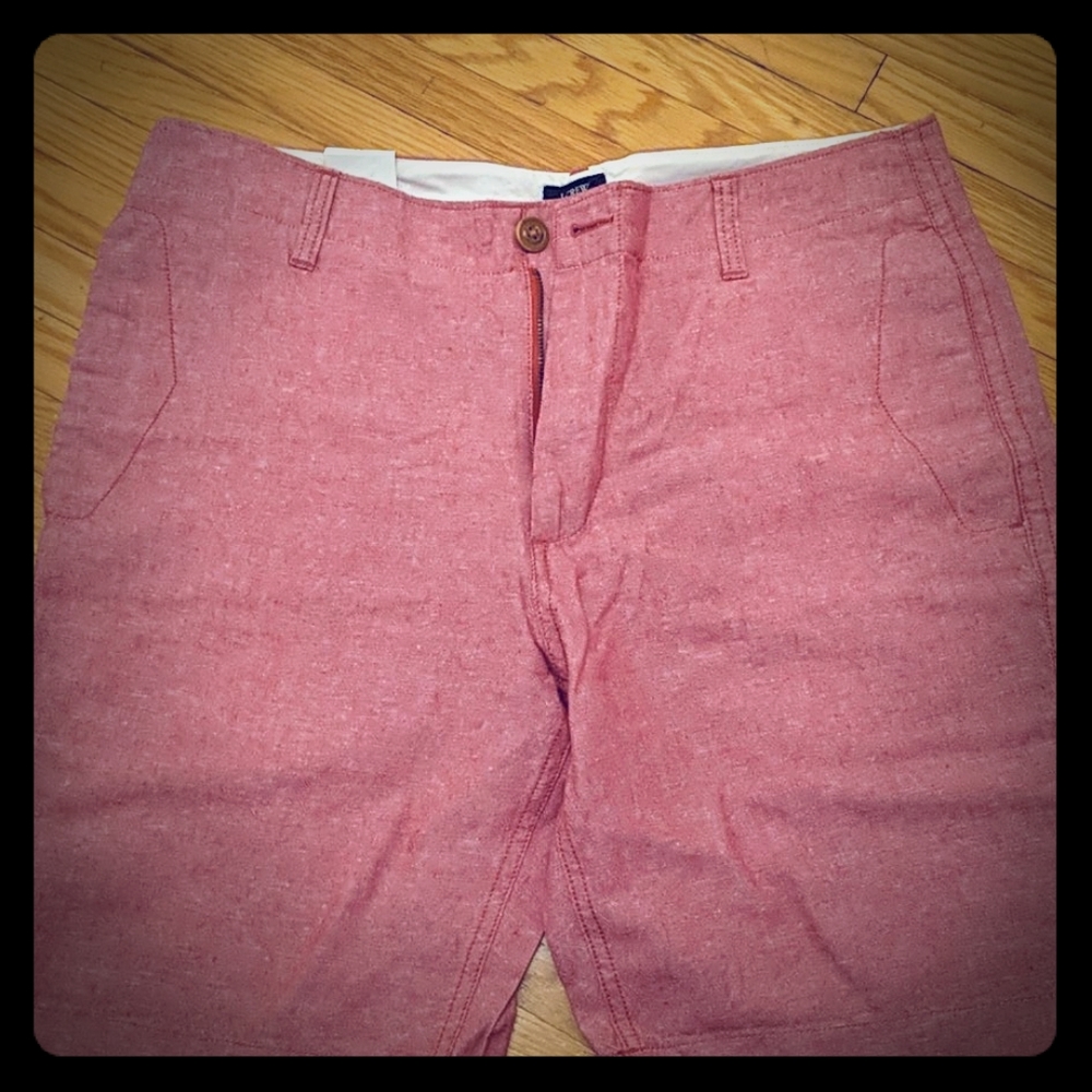 J. Crew Linen Cotton Beach Short
